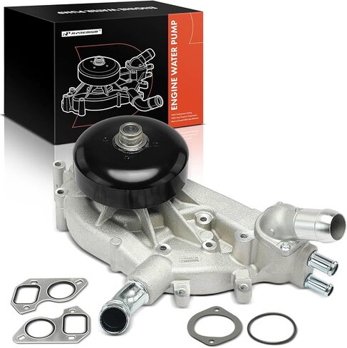 مضخة مياه A-Premium Enginee [8Cyl 4.8 5.3 6.0L DOHC] مع ترموستات متوافق مع GM Cars Chevy، GMC، Cadillac، Hummer، H2، Workhorse - Silverado، Express، Escalade، Tahoe، Sierra، Yukon، 9-7x More in Kuwait
