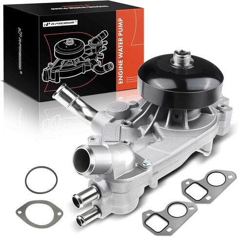 مضخة مياه A-Premium Enginee [8Cyl 4.8 5.3 6.0L DOHC] مع ترموستات متوافق مع GM Cars Chevy، GMC، Cadillac، Hummer، H2، Workhorse - Silverado، Express، Escalade، Tahoe، Sierra، Yukon، 9-7x More in Kuwait