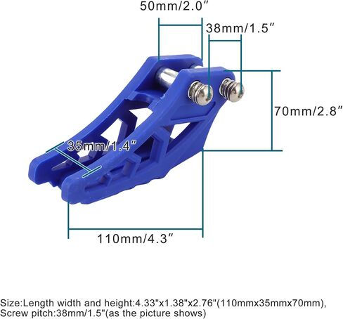 GOOFIT 420# 428# استبدال سلسلة دليل سلسلة الحرس لـ CRF 250 R EXC CRF YZF KXF لـ BSE Bosuer الترابية دراجة حفرة الدراجة الأزرق in Kuwait