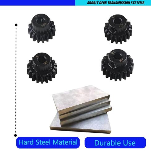M1 5mm Rc ترس مجموعة تروس 16T 17T 18T 19T لـ 1/7 Arrma Big Rock Mojave Felony Infraction Limitless 6S 1/8 Kraton Tailon Outcast Notorious Typhon 6S ترقية أجزاء in Kuwait