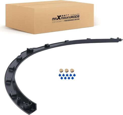 حافة متوهجة للحاجز الأمامي الأيمن من maxpeedingrods لسيارة Land Rover Range Rover Evoque 2012-2017، استبدال قالب قوس العجلة الجانبية للركاب #LR044278، RO1291100 in Kuwait