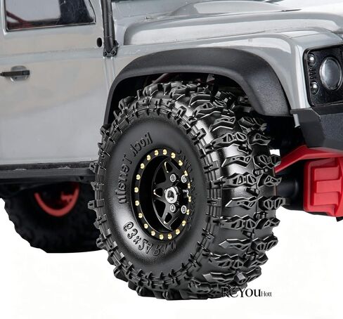 RC 1.0 Beadlock Wheel Rims for 1/24 SCX24 1/18 Trx4m RC Crawler Car,(4PCS) Full Brass RC Beadlock Wheel Rims,1.0 Beadlock Wheel Rims Set in Kuwait
