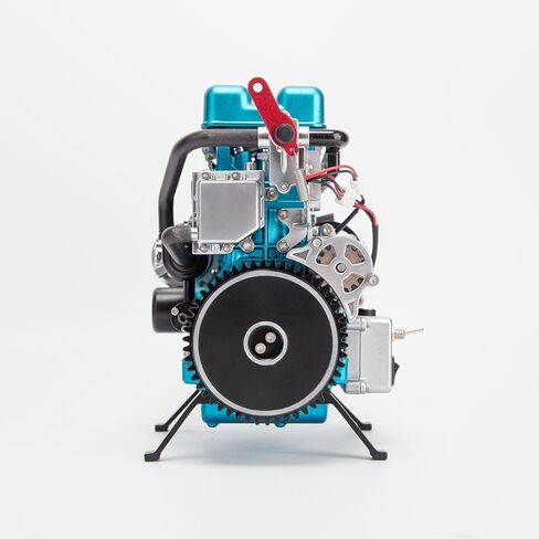 L4 Engine Model Kit That Works,3D Metal Turbocharged Inline-Four Car Engine Mechanical Engineering DIY Assembly L4 Engine Model Kit,Education Gifts for Technology Enthusiasts (364+PCS/Blue) in Kuwait