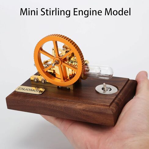 ENGINEDIY مجموعة محرك Stirling، طقم نموذج محرك الهواء الساخن الاسترليني، طقم محرك صغير للهواء الساخن، محرك بخاري لعشاق التكنولوجيا تجربة DIY in Kuwait