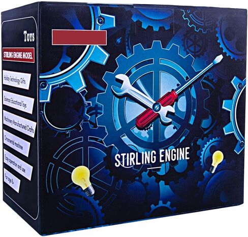 ENGINEDIY مجموعة محرك Stirling، طقم نموذج محرك الهواء الساخن الاسترليني، طقم محرك صغير للهواء الساخن، محرك بخاري لعشاق التكنولوجيا تجربة DIY in Kuwait
