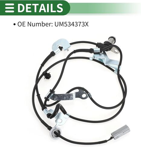 Motoforti ABS عجلة السرعة سينور ABS الاستشعار نظام الفرامل المضادة للانغلاق الاستشعار لمازدا BT50 2006-2015 رقم UM534373X جبهة اليسار in Kuwait