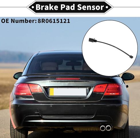 1pc Brake Pad Wear Sensor for Audi Q5 2009-2018 TPU Rubber Black Front Disc Break Pad Wear Indicator Sensor in Kuwait