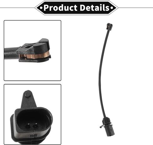 1pc Brake Pad Wear Sensor for Audi Q5 2009-2018 TPU Rubber Black Front Disc Break Pad Wear Indicator Sensor in Kuwait