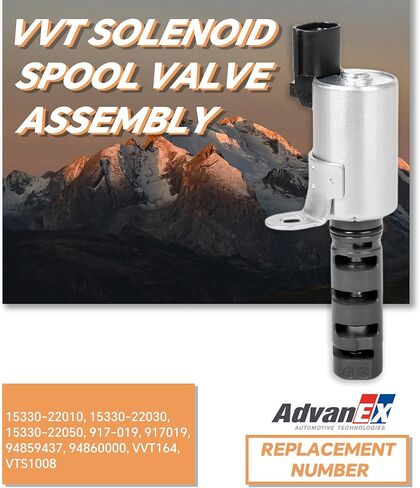 15330-22010 Engine Variable Valve Timing (VVT) Solenoid Compatible with Celica/Corolla/Matrix/MR2 Spyder Prizm Vibe Replace 15330-22030 15330-22050 917-019 in Kuwait