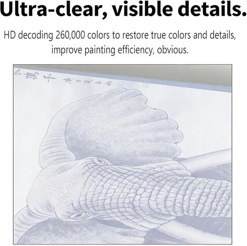 جهاز عرض للرسم الفني، أجهزة عرض رسم ذكية، تركيز قابل للتعديل وحجم الصورة، أدوات مكتبية لطاولة الرسم DIY، تصحيح تشوه الحواف، للرسم والمشروعات الفنية in Kuwait