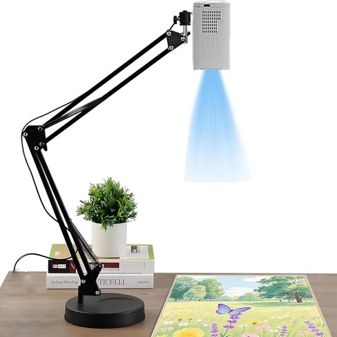 Art Projector for Tracing Drawing Painting, Smart Sketcher Sketch Projectors, Edge Deformity Correction & Adjustable Focu and Image Size, Support Wired/Cordless/USB Connectivity, for Painting in Kuwait