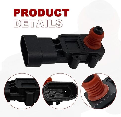مستشعر ضغط خزان الوقود متوافق مع Chevy Blazer 1996-2005، CadilIac Escalade 1999-2007، Oldsmobile Alero 1999-2004 وما إلى ذلك، استبدال مستشعر ضغط فتحة تهوية خزان الوقود OE #16238399 in Kuwait