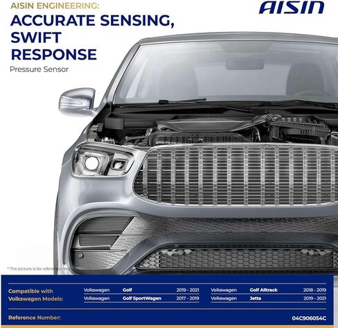 مستشعر ضغط حقن الوقود AISIN AFTERMARKET PRSVG-00430 - متوافق مع Volkswagen Jetta Golf 2019-2021، Golf Alltrack 2018-2019 - L4 1.4L 1.8L in Kuwait