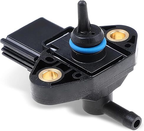 Fuel Injection Pressure Sensor, Heat-resistant Vehicle Intake Pressure Sensor, Standard Fuel Rail Transducer, Compatible with Lincoln Ford Mercury 3F2Z9G756AC 0261230093 (Black) in Kuwait