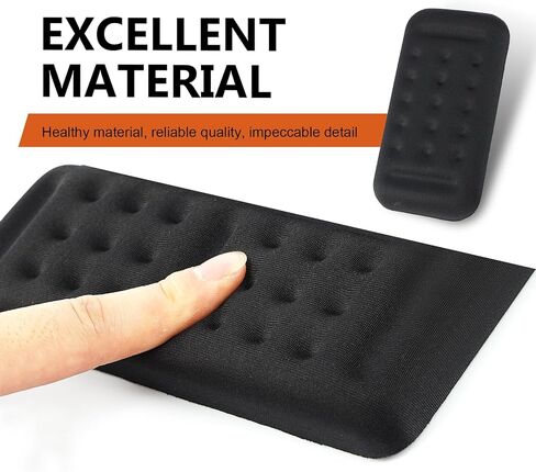 2 PCS Car Arm Rest Elbow Pads, Arm Rest Cushion with Memory Foam Pad for Arm Support, Universal PU Non Slip Auto Armrest Pad, for Most Cars, Trucks, SUVs (Black) in Saudi Arabia