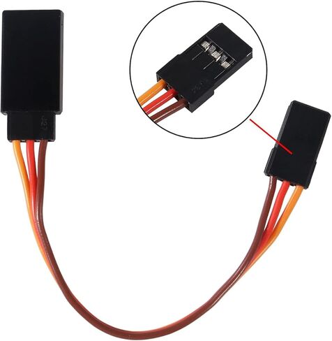 10PCS 500mm Servo Extension Cable 3-Pin Male to Female 30 Core Lead Wire Cable Connectors Control Board Remote - 50CM in Kuwait