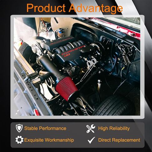 4" LS Swap Cold Air Intake Kit Fit for Camaro Chevelle GTO Monte Carlo Caprice LS1 LS2 LSX LQ4 LQ9 Restomod in Kuwait