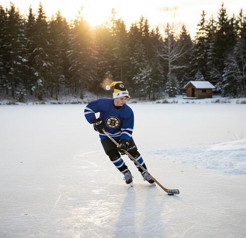 قبعة NHL Colorblock Santa - أظهر روح هوكي الجليد الخاصة بك مع ملابس وهدايا مشجعي NHL Holiday المرخصة رسميًا in Saudi Arabia