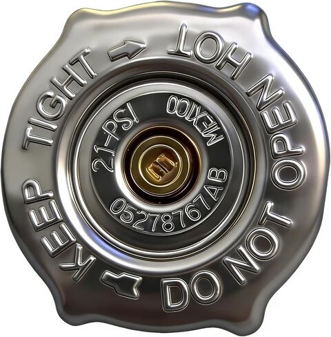 Radiator Cap for Dodge Jeep BMW Mercedes-Benz Chrysler 2001-2009 Durango, 2001-2004 Dakota, 2012-2014 Charger, 1999-2002 Grand Cherokee, 2008-2009 Viper, 5278767AB, 5183710AA in Kuwait