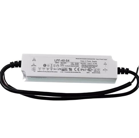 1 قطعة 40 واط الجهد المستمر تيار مستمر LED سائق التيار الكهربائي LPF-40-12V/15 فولت/20 فولت/24 فولت/30 فولت/36 فولت/42 فولت/48 فولت/54 فولت (LPF-40-54V) in Kuwait