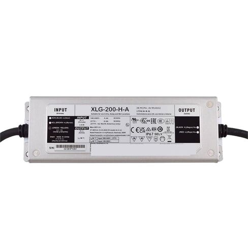 1pcs XLG-200-H-A Constant Power Mode LED Lighting Driver Buit-in Active PFC Function AC-DC Waterproof IP67 in Kuwait