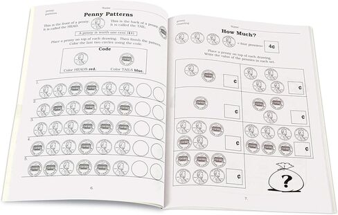 Learning Resources Teaching and Learning Money Activity Book, Counting/Sorting, Grades 4+,Multicolor in Kuwait