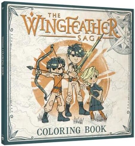 ANGEL STUDIOS | The Wingfeather Saga Coloring Book | 90+ Page Adventure Coloring Book for Kids and Adults | Premium Pages for Markers Pencils and Pens in Saudi Arabia