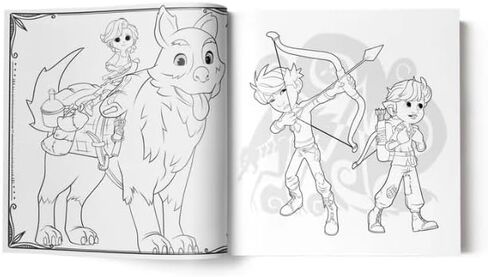ANGEL STUDIOS | The Wingfeather Saga Coloring Book | 90+ Page Adventure Coloring Book for Kids and Adults | Premium Pages for Markers Pencils and Pens in Saudi Arabia