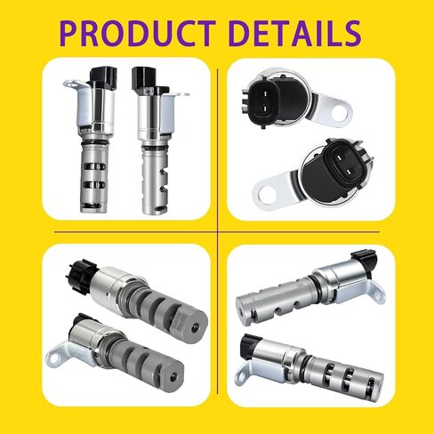 4pcs Left and Right Engine Variable Valve Timing VVT Solenoid Compatible with Toyota 4Runner Tundra Sequoia Fj Cruiser Land Cruiser Fit for Lexus IS250 IS350 RC350 GS350 GS450h GS460 GX460 LS460 07-24 in Saudi Arabia