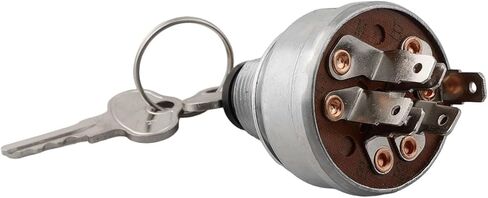 مفتاح إشعال متوافق مع AM101561 TCA22740 TCA15075 لـ X700 130 160 165 170 175 جزازة الجرارات، استبدال معدني بمفتاحين in Kuwait