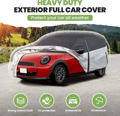 غطاء سيارة Cartist 420d يناسب Mini Cooper 2002-2025 2026/Cooper S/Hardtop/Convertible 2-Door، أغطية السيارات لجميع الأحوال الجوية في الهواء الطلق لملحقات Cooper، مقاوم للماء in Kuwait