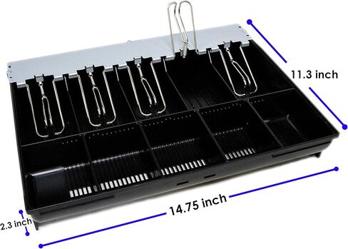 SAM4s Cash Register Drawer Insert Money Till Tray 60, 5 Bills 5 Coins Holder, Model 60, 5 x 5 with Steel Bill Arms, ER-915, ER-920, ER-925, ER-940, ER-945, ER-320, SPS-340, SPS-345 in Saudi Arabia