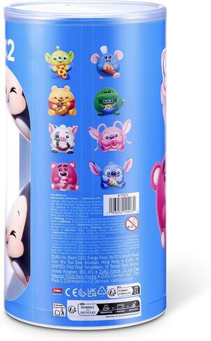 Snackles Disney 5-Inch Plush Toy 2 Pack by ZURU – Ultra-Soft Mini Stuffed Animal with Snack Accessory, Collectible Cuddly Plush for Kids, Tweens, and Disney Fans Ages 3+ in Saudi Arabia