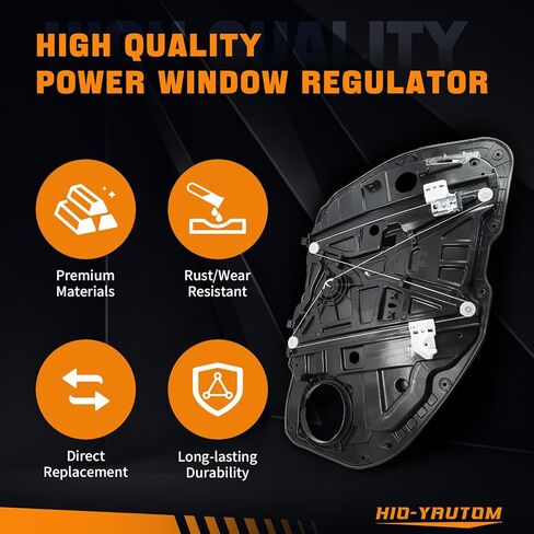 82481-D4000 منظم نوافذ الطاقة لجانب الراكب الأمامي الأيمن مع لوحة متوافقة مع Kia Optima 2016-2021 لاستبدال 82481-D4000 82481D4000 82481-D5000 82481D5000 in Kuwait