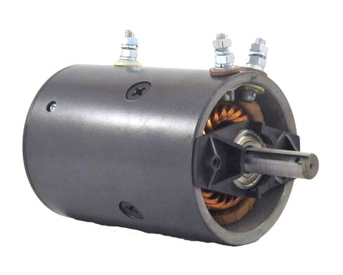 RAREELECTRICAL Electric Winch Motor 12V Compatible with Warn 8274 M8274-50 Braden Winch Replaces Mbj4401 Mbj4401s 46-2262 Warn 7536 M-3600 W-8941 Reversible 4-Field Motor New in Kuwait