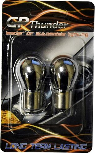 GP Thunder زوج واحد 1156 لمبة بديلة من الكروم (2 لمبات) 12V AMBER (BA15S 1073 1093 1129 1141 1156 1159 1459 1680 3497 5007 5008 7506 7527) in Kuwait