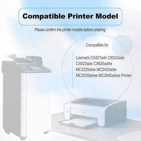 78C0ZV0 Imaging Drum Unit for 78C0Z50 Imaging Kit Compatible for Lexmark CX421adn CX522ade CX622ade CX625adhe MC2325adw MC2425adw MC2535adwe MC2640adwe Printer High Yield 125,000 Pages(1 Pack) in Kuwait