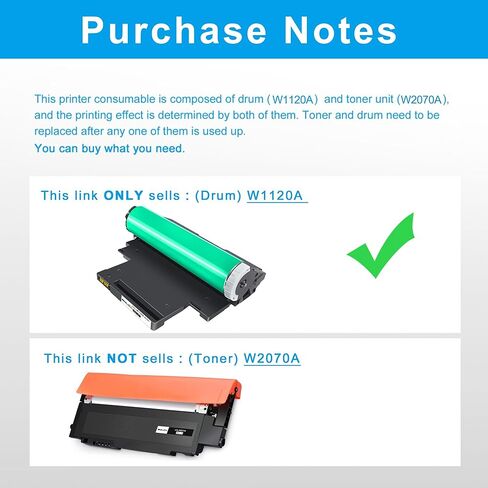 استبدال وحدة الطبل المتوافقة مع LCL لطابعة HP 120A W1120A للطابعة الليزرية الملونة 150A 150nw MFP 178nw 178nwg 179fnw MFP 179fwg (عبوة واحدة باللون الأسود) in Kuwait