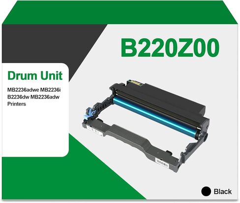 وحدة التصوير B/MB2236 B220Z00 باللون الأسود متوافقة مع وحدة التصوير Lexmark B220Z00 MB2236adwe MB2236i B2236dw MB2236adw الطابعات (عبوة واحدة) in Kuwait