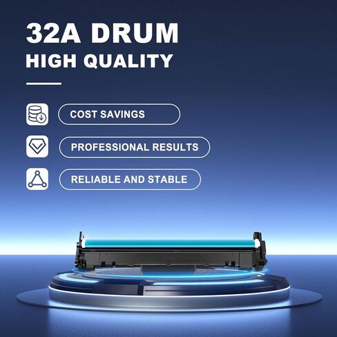 32A Drum Cartridges 2-Pack Black Replacement for HP 32A Drum Unit, Compatible with Pro M203dn M203dw M206 MFP M227fdn M227sdn M227fdw M230 Series Printer, CF232A Imaging Drum in Saudi Arabia