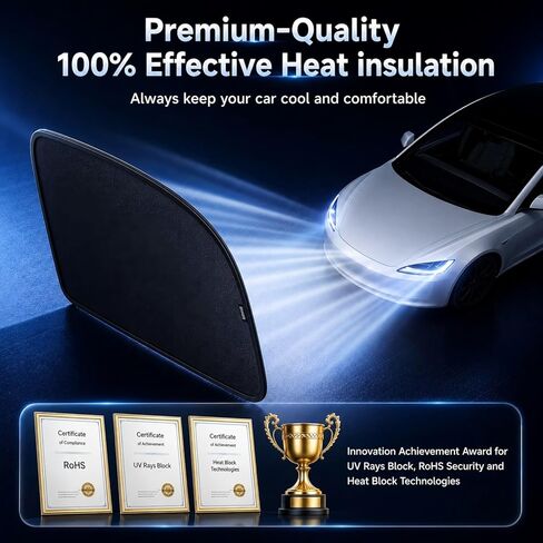 DMJN Car Window Shades for Baby (100% Efficient Block UV & Scorching Sun) Car Privacy Shades for Side Windows,Easy to Install,Nano Ice-Crystal Coatings-Universal Fit (Large),2 Pack in Saudi Arabia