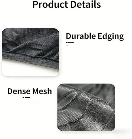4 Pcs Universal Car Window Screens for SUV, Front & Rear Breathable Mesh Covers, Anti-Mosquito UV Protection Sun Shades for Camping, Fits Most SUV in Kuwait