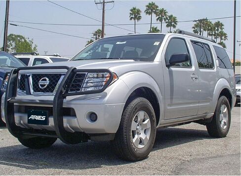 ARIES 9047 1-1/2-Inch Black Steel Grille Guard, No-Drill, Select Nissan Frontier, Pathfinder in Kuwait