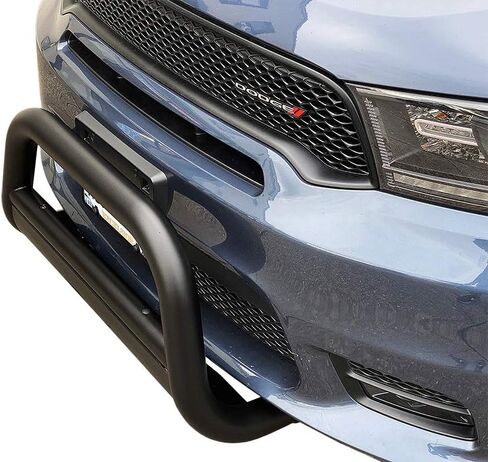 Vanguard Black Powdercoat Bull Bar 4.5in Cube LED Kit | Compatible with 11-22 Dodge Durango Excludes SRT Models/ 11-22 Jeep Grand Cherokee in Kuwait