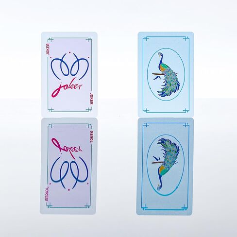 160 Pcs Mahjong Playing Cards Set (Blue) – American & Chinese Style, Includes Storage Box, Dice, Chips, Wind Indicator & Manual in Saudi Arabia