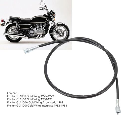 كابل مقياس سرعة الدوران عالي الدقة لـ GL1000 Gold Wing 1975-1979، GL1100 Gold Wing 1980-1981، GL1100A Aspencade 1982، كابل مقياس سرعة الدوران للدراجات النارية المتين لعرض السرعة الدقيقة in Kuwait