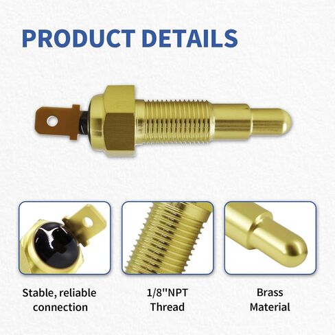 مستشعر درجة حرارة الماء 5KM-82560-00-00 لـ Yamaha YFM450FWA Grizzly 450 YFM660FA Grizzly 660 Rhino 450 Rhino 450 2006/YXR660FA Rhino 660 2004-2007/YXR660FSE Rhino 660 إصدار خاص 2006 2007 in Kuwait