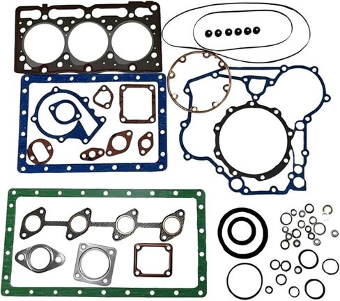 D1803-CR D1803 طقم إعادة البناء الشامل + 3 قطع توصيل قضيب 1J801-21111 1J80121111 متوافق مع Kubota D1803-CR D1803 Engine L2800F L3240F L3540GST غرفة جرار 49 مم in Kuwait