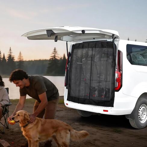 Mosquito Screen for Mercedes-Benz Sprinter (Standard Roof) Tailgate Mosquito Net for Campervans and RVs Mosquito Net Fine Fiberglass Mesh 65"x65" Inch in Kuwait