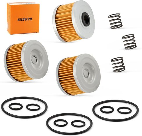For Honda ATC TRX XR 250 300 350 400 500 600 650 3Pcs Oil Filter & Spring O-Ring Kit 15410-KF0-305 in Kuwait